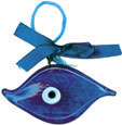 Glass Evil Eye Orn. 8cm, Turkey