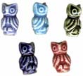 Mini Owl Beads, Peru