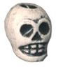 Mini Antique Skull Bead Vert. Peru