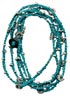 Long Metal Bead Necklace, Guatemala