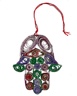 Recycled Paper Hamsa Hand Ornament, Vietnam