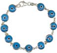 Dark Blue Evil Eye Bracelet, Turkey