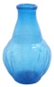 Bud Vase #4 Recycled Blue Glass, India
