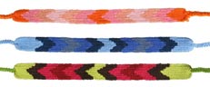 Fine Geometric Woven Bracelets, Guatemala