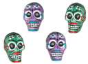 Colorful Skull Mask Beads, Peru