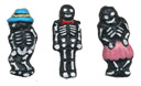 Black Skeleton Bead, Peru